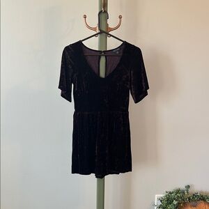 Velvet romper